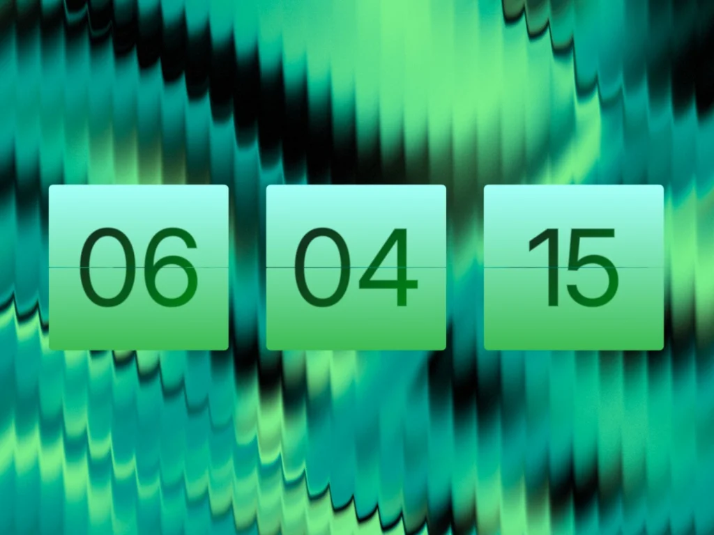 A Beautiful Flip Clock