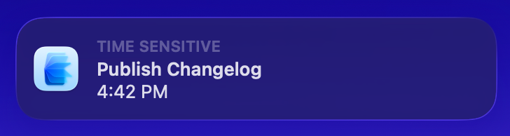 Notifications (Apps only)