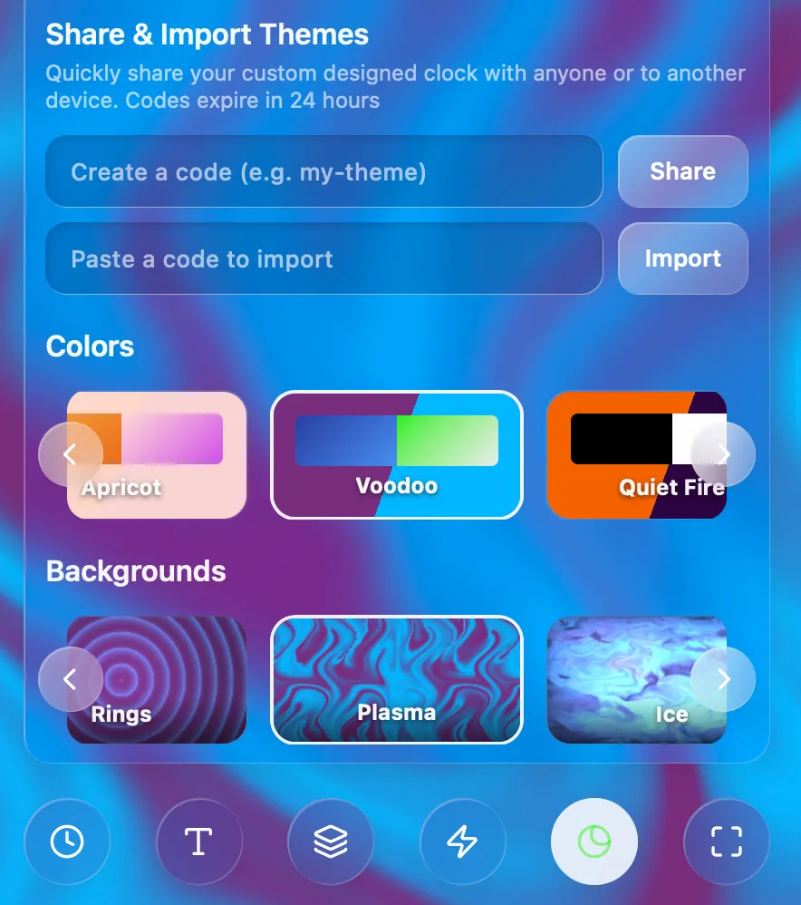 Share Themes via Code