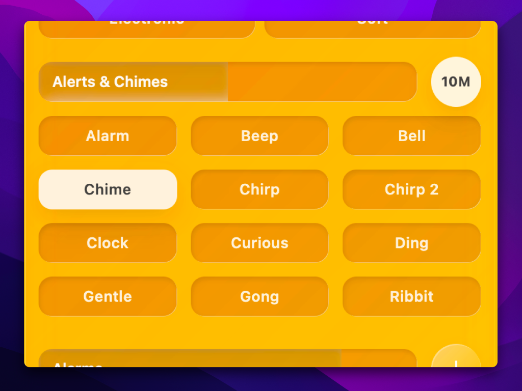 Alerts & Chimes