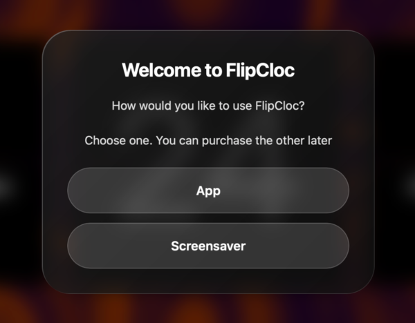 FlipCloc Select Screensaver
