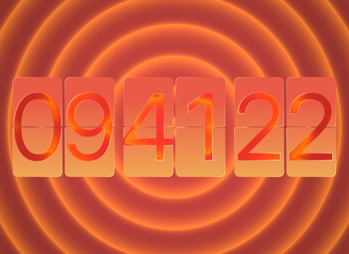 FlipCloc Autumn Glass — Amber warmth and frosted golden glow glassmorphic flip clock