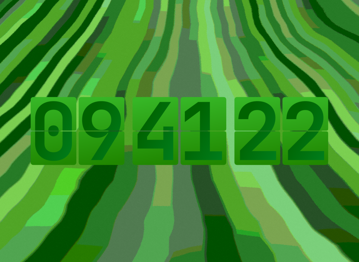FlipCloc Forest — Evergreen pine woodland nature aesthetic flip clock