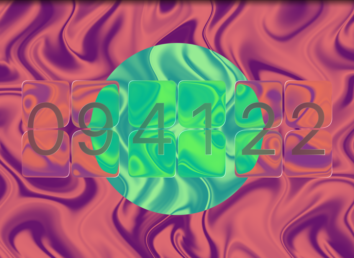 FlipCloc Jade Forest — Deep botanical jade emerald green refractive glass flip clock